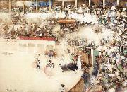 Arthur Melville,ARSA,RSW,RWS The Little Bullfight:'Bravo Toro' oil painting picture wholesale